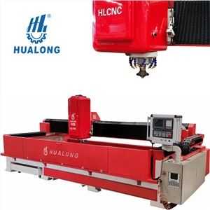 Peiriannau Cerrig Offer Awtomatig CNC Newid Canolfan ar gyfer Prosesu Drilio a Malu Countertop Cerrig Gyda Pheiriant Proffilio Meddalwedd Eidalaidd